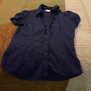 Blue short sleeved shirt